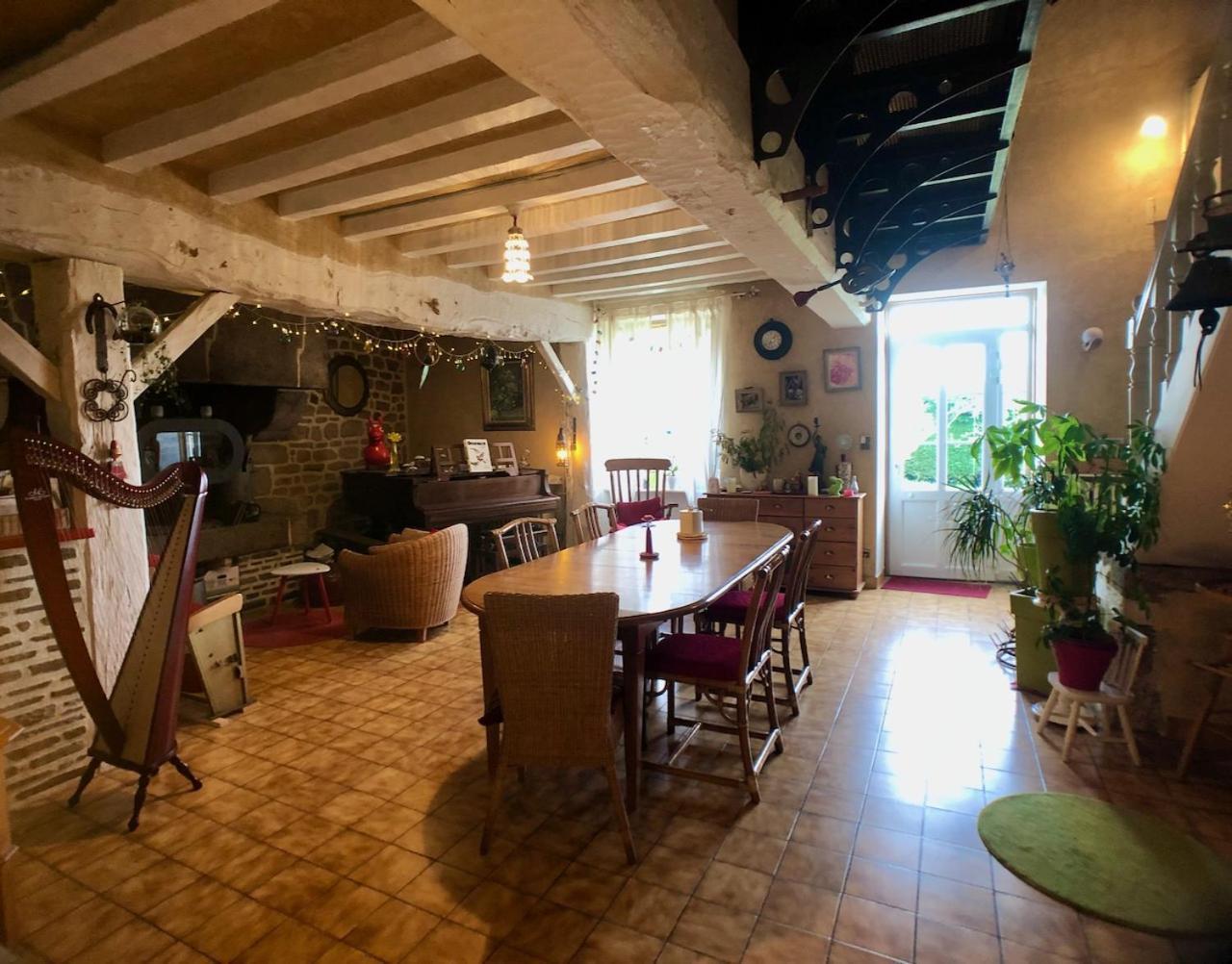 Chambre Les Anges proche Mont Saint-Michel, Maison d'hôtes l'Angevinière Esterno foto